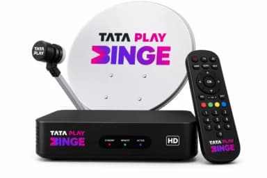 Tata Play Binge Connection with Dish and Box