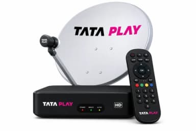Tata Play Complete HD Set Top Box Dish and Remote