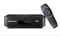 Tata Play HD Porting Set Top Box and Remote
